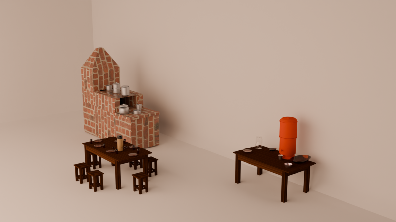 Kit cozinha brasileira brazilian kitchen kit 3D Model .c4d .max .obj .3ds .fbx .stl .blend