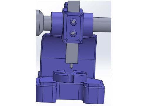 Pun&ccedil;&atilde;o Central Mec&acirc;nica Modelo de Impressão 3D