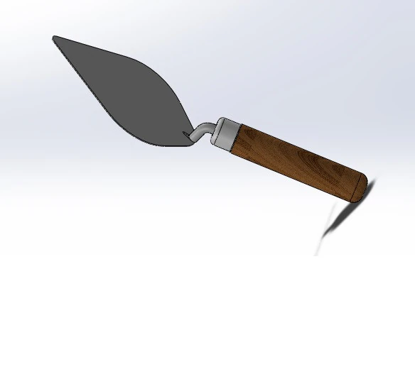 Masons trowel 3D Print Model .c4d .max .obj .3ds .fbx .stl .blend 