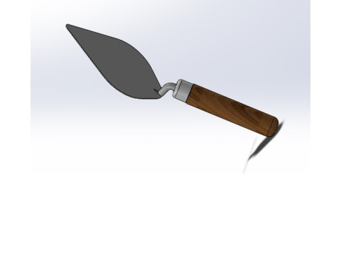 Maurerkelle 3D Druckmodell