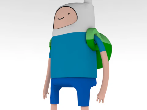 Finn Adventure Time 3D Model