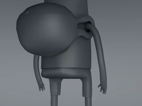 Finn Adventure Time 3D Model