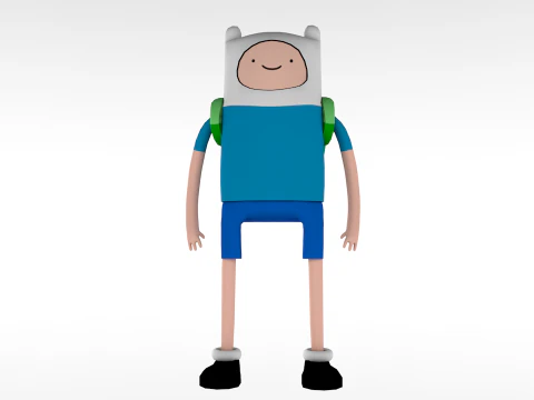 Finn Adventure Time 3D Model