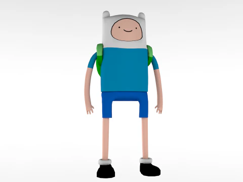 Finn Adventure Time 3D Model
