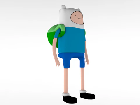 Finn Adventure Time 3D Model