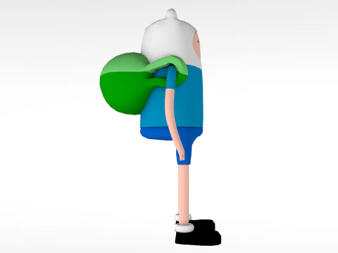 Finn Adventure Time 3D Model