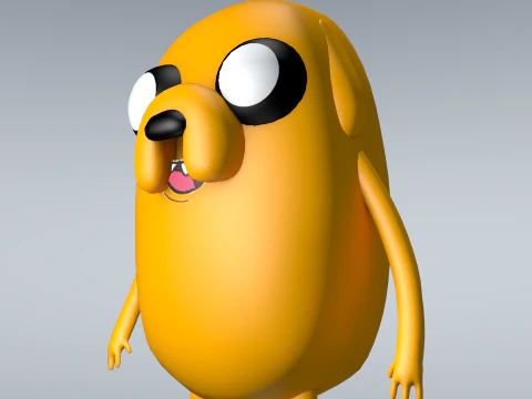 Jake Adventure Time 3D Model