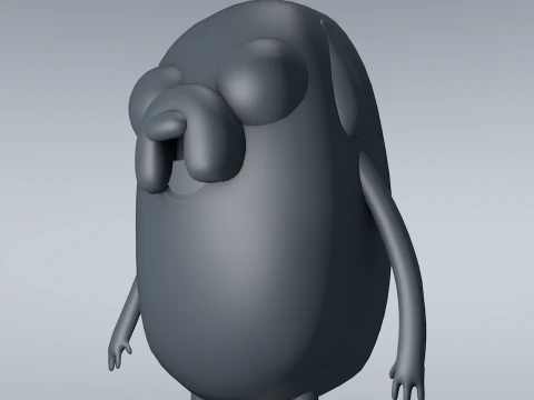 Jake Adventure Time 3D Model