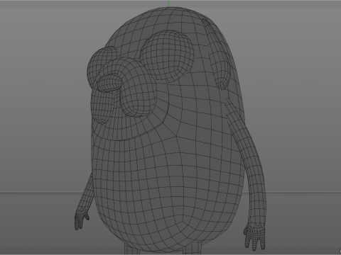 Jake Adventure Time 3D Model