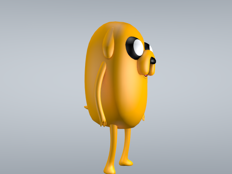 Jake Adventure Time 3D Model