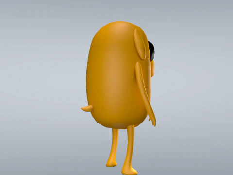 Jake Adventure Time 3D Model