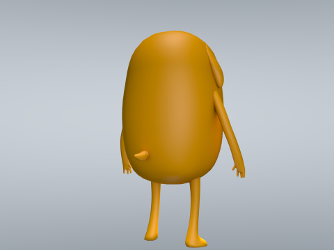 Jake Adventure Time 3D Model