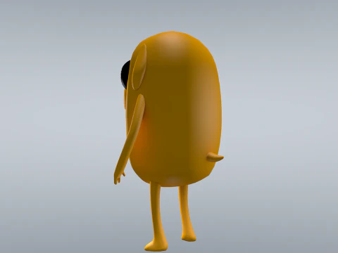 Jake Adventure Time 3D Model