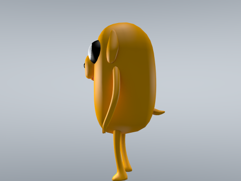 Jake Adventure Time 3D Model