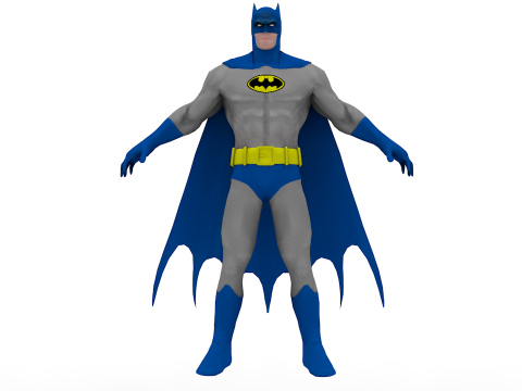 Бэтмен Низкополигональная 3D Модель