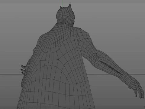 Batman Low Poly 3D Model