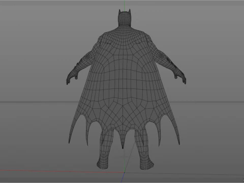 Batman Low Poly 3D Model