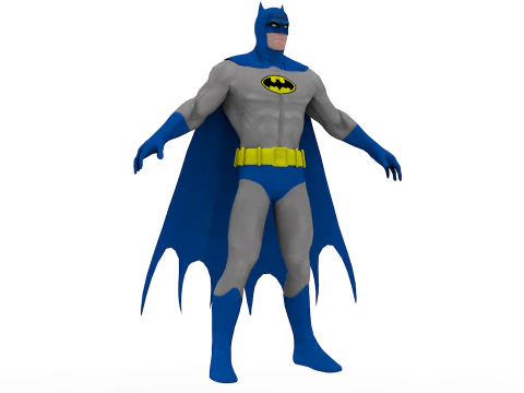 Batman Low Poly 3D Model