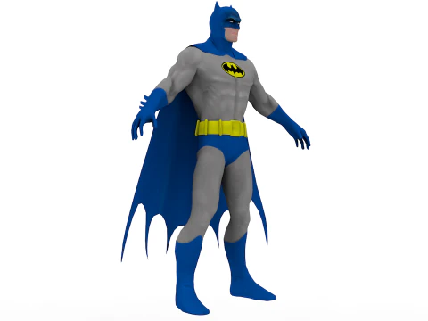 Batman Low Poly 3D Model