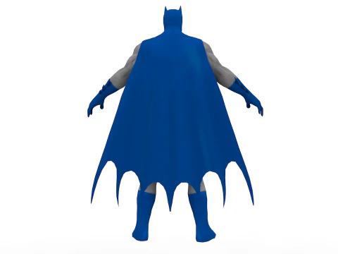 Batman Low Poly 3D Model