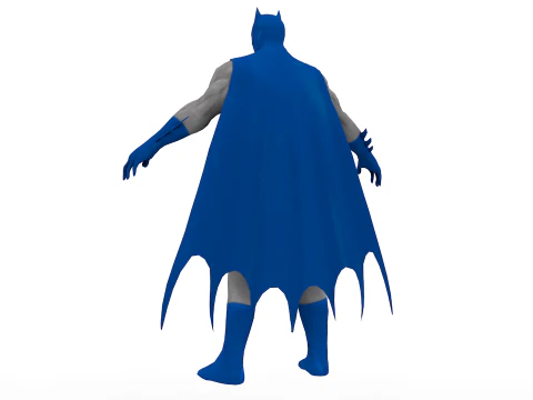 Batman Low Poly 3D Model