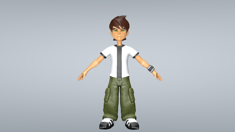 Ben 10 3D Model .c4d .max .obj .3ds .fbx .stl .blend 