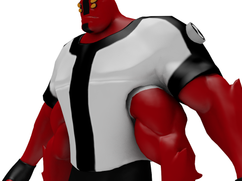 Four Arms 3D Model