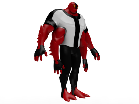 Four Arms 3D Model