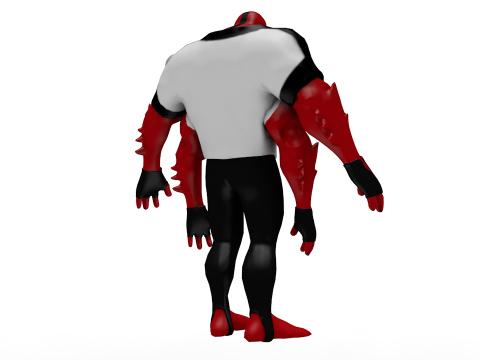 Four Arms 3D Model