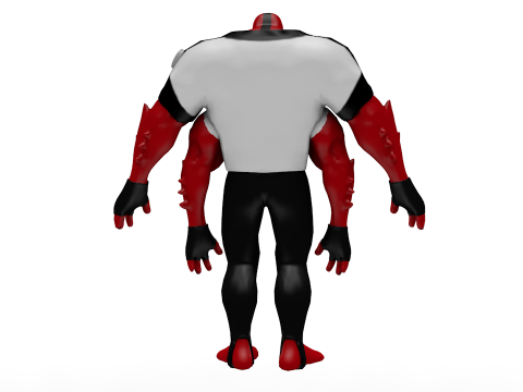 Four Arms 3D Model