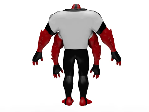 Four Arms 3D Model