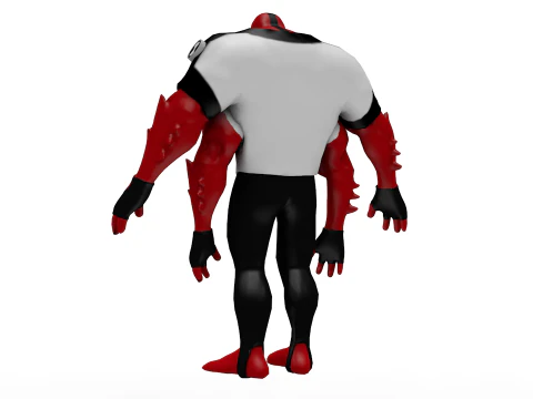 Four Arms 3D Model
