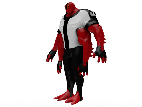 Four Arms 3D Model