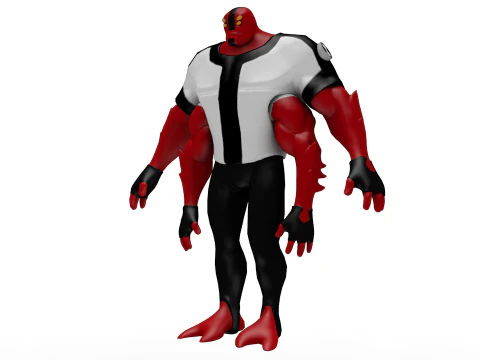Four Arms 3D Model