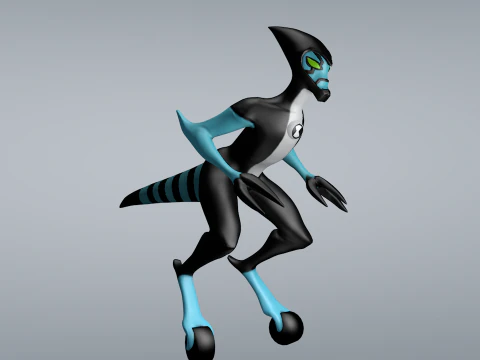XLR8 3D Model