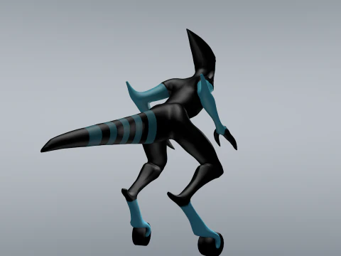 XLR8 3D Model