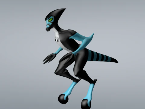 XLR8 3D Model