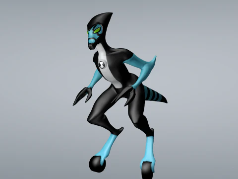 XLR8 3D Model