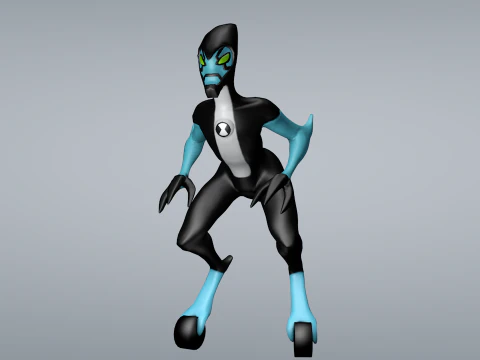 XLR8 3D Model