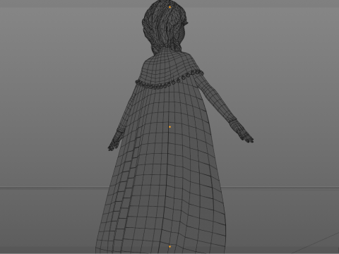 Anna Frozen 3D Model