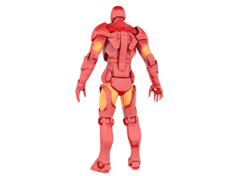 Железный Человек Низкополигональная 3D Модель