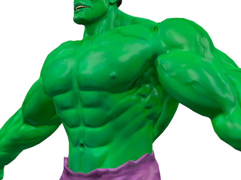 Hulk basso poli Modello 3D