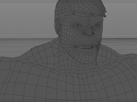 Hulk Low Poly 3D Model