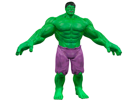 Hulk Low Poly 3D Model