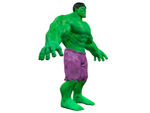 Hulk basso poli Modello 3D