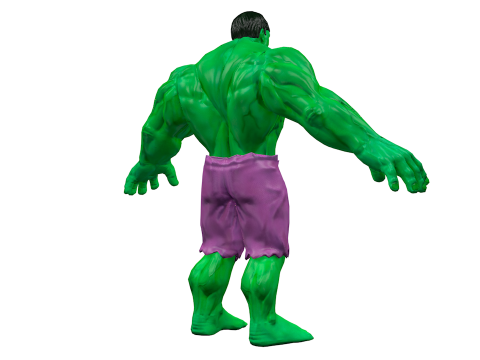 Hulk Low Poly 3D Model