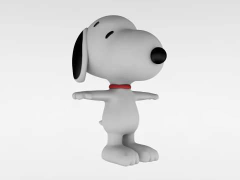 Snoopy 3D Modell