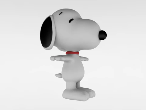 Snoopy 3D Modell