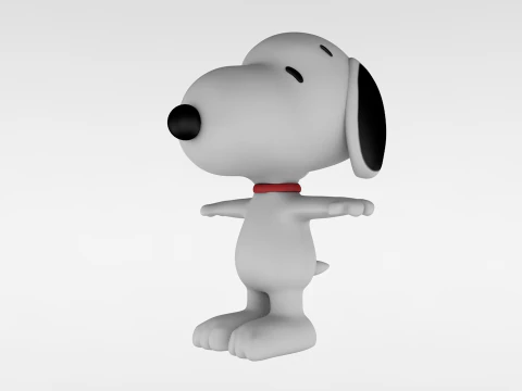 Snoopy 3D Modell