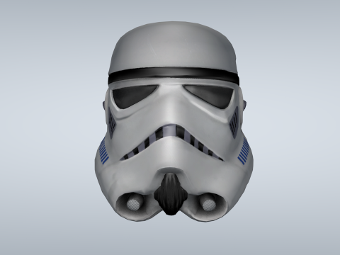 Stormtrooper Helmet Star Wars 3D Model